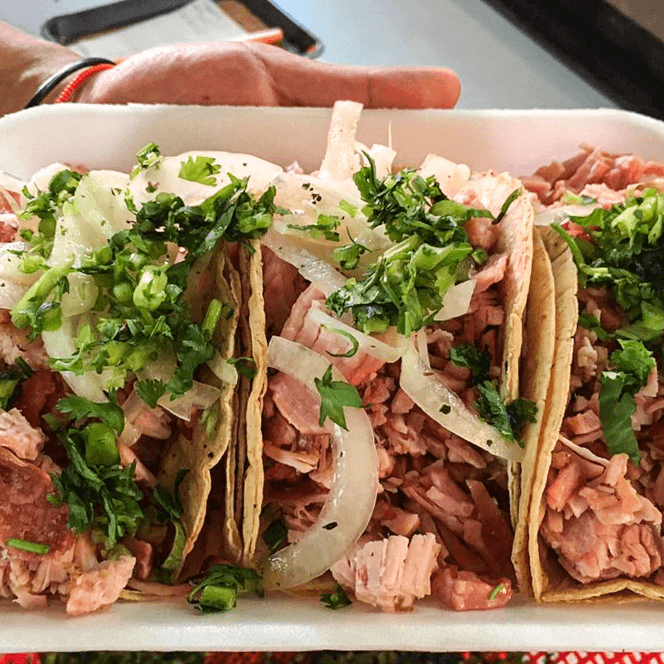 Orden Con 5 Tacos De Cueritos
