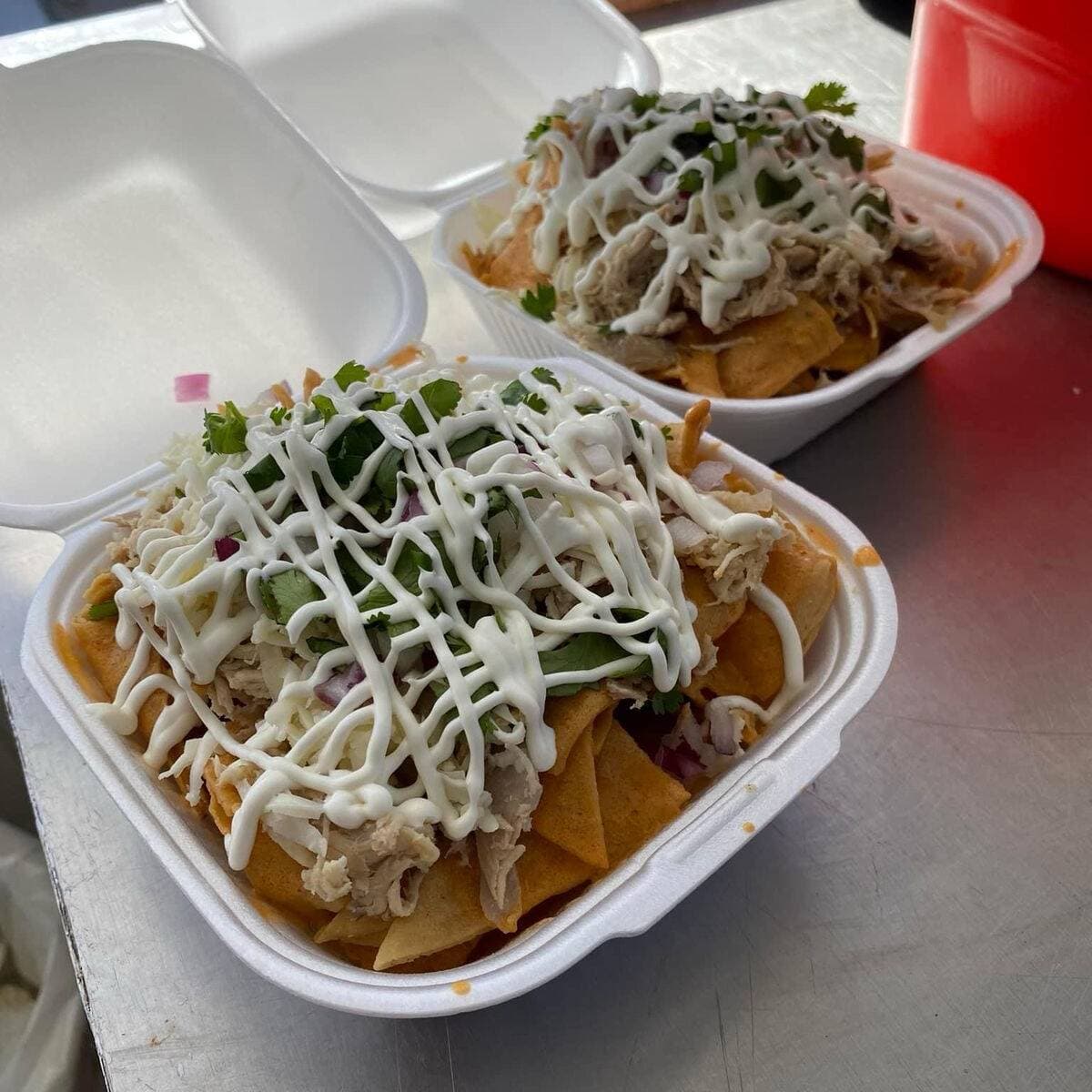 Chilaquiles Verdes con Res
