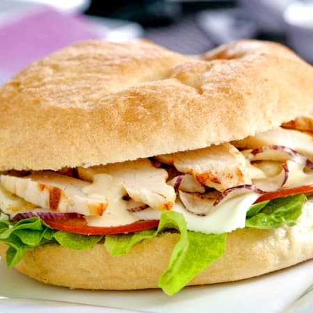 Torta de Pechuga de Pollo a la Plancha
