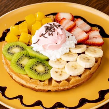 Waffle Frutal