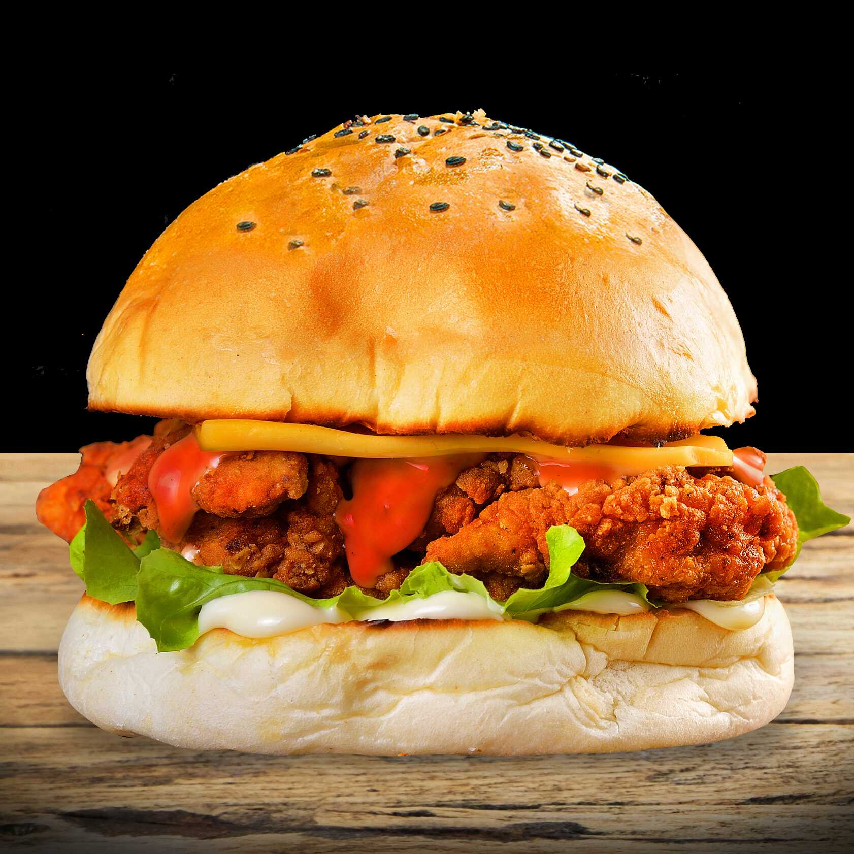 Buffalo Crispy Burger