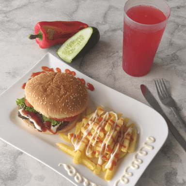 Hamburguesa Sencilla En Combo