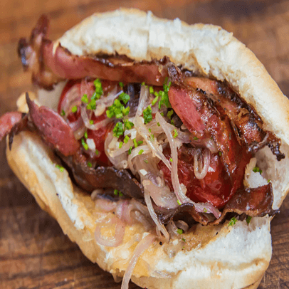 Hot Dog Monster con Tocino
