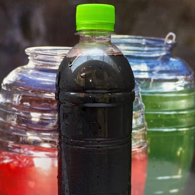 Botella de Agua de Jamaica Natural.