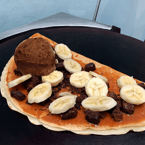 Crepe DLC/LCH Platano Helado Chocolate