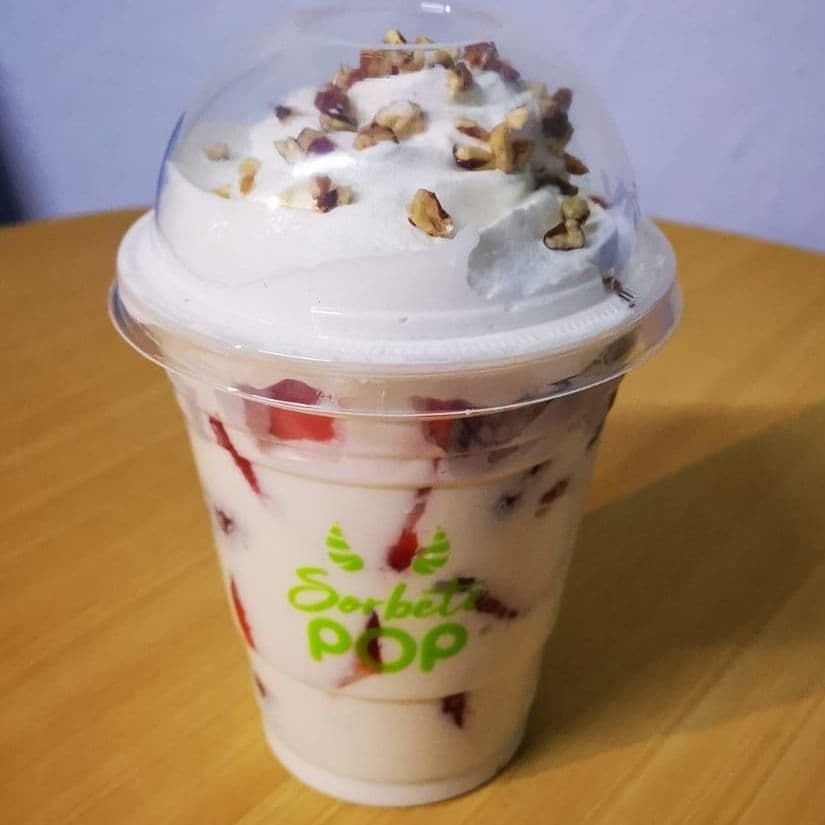 Fresas con crema