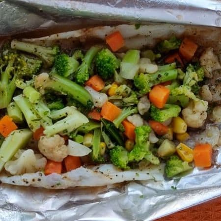 ESPECIAL 1/2 FILETE RELLENO DE VERDURAS