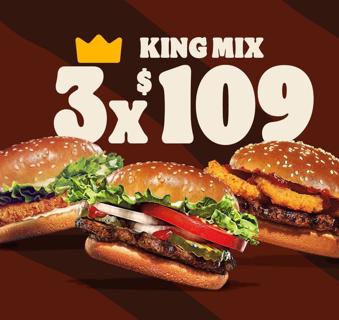 3 x $109: King Mix