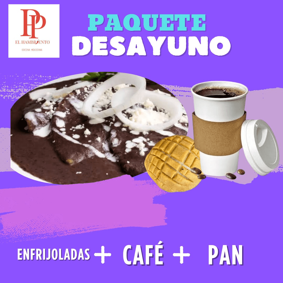 DESAYUNO ENFRIJOLADAS