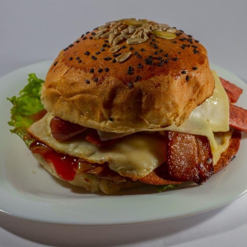 Hamburguesa doble queso