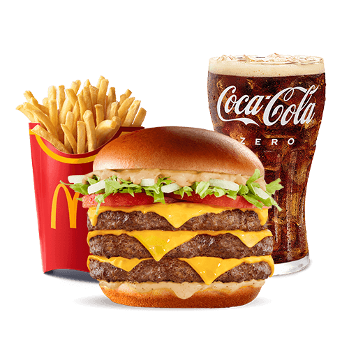 McCombo Grande Tasty Clásica 3 Carnes