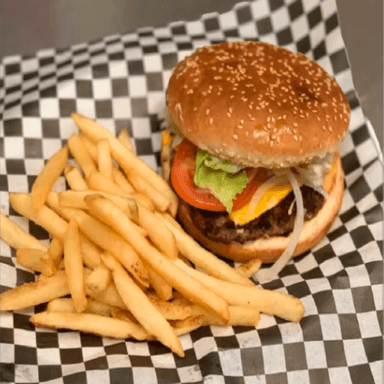 Hamburguesa Clásica con Papas