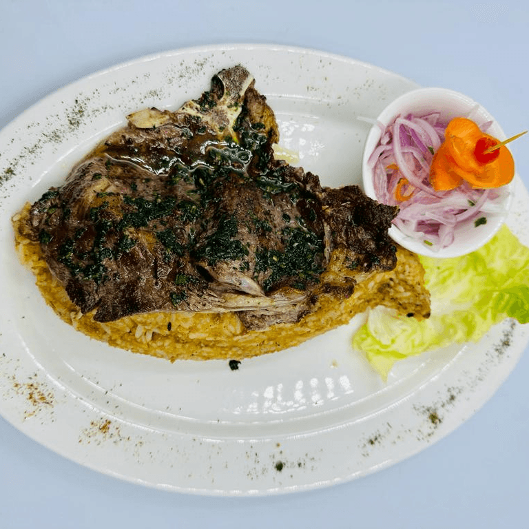 Tacu Tacu con Churrasco