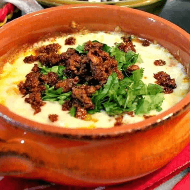 Queso Fundido C/ Carne al Pastor