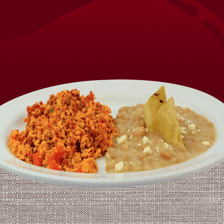 Huevos Revueltos con Chorizo & Papas