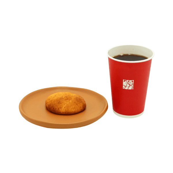 CAFÉ DEL DÍA (16 OZ) + ALMOJABANA