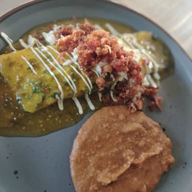 Omelette espinaca