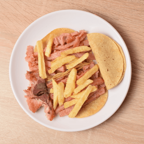 Orden de Tacos de Chuleta Ahumada