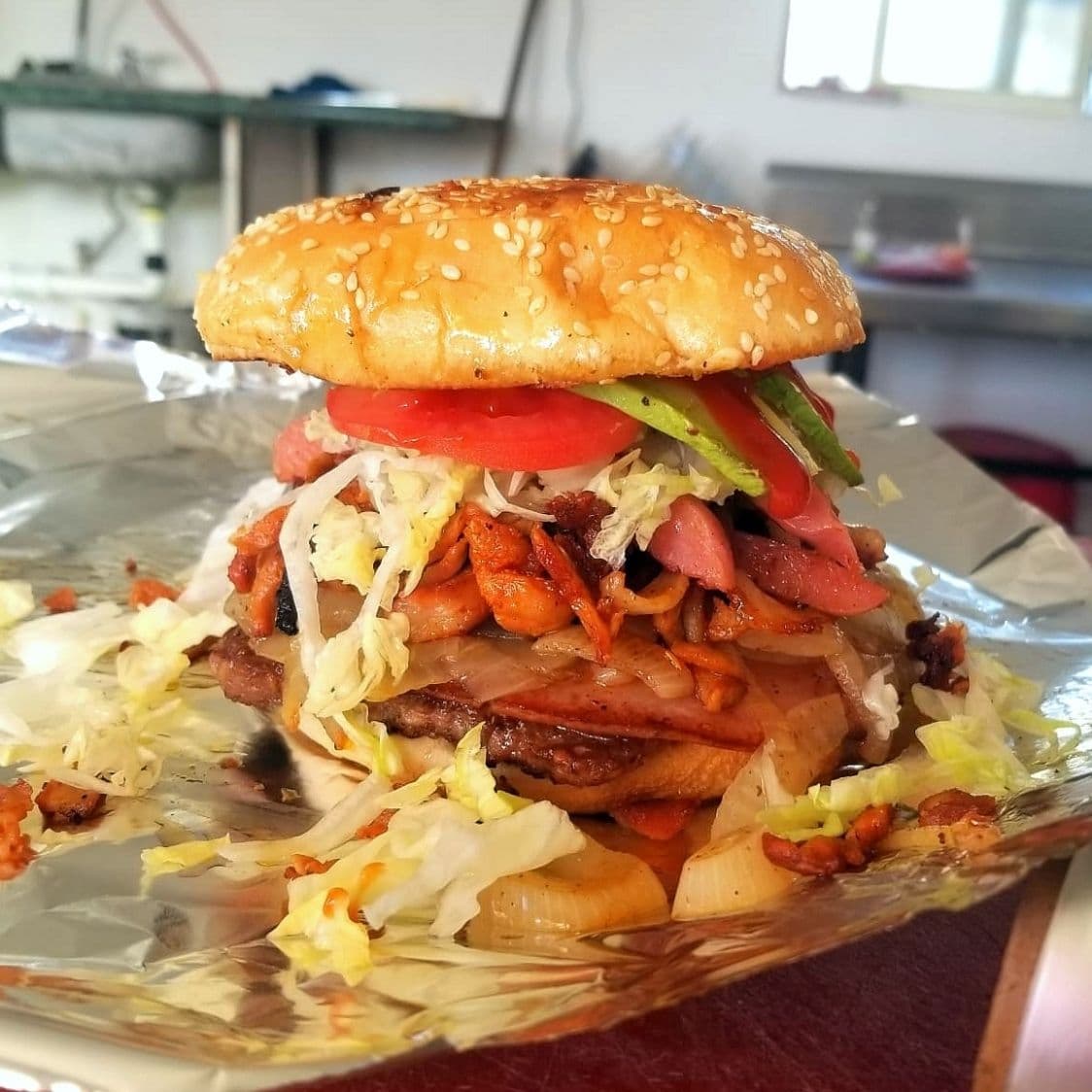 Hamburguesa Forastera de Bistec