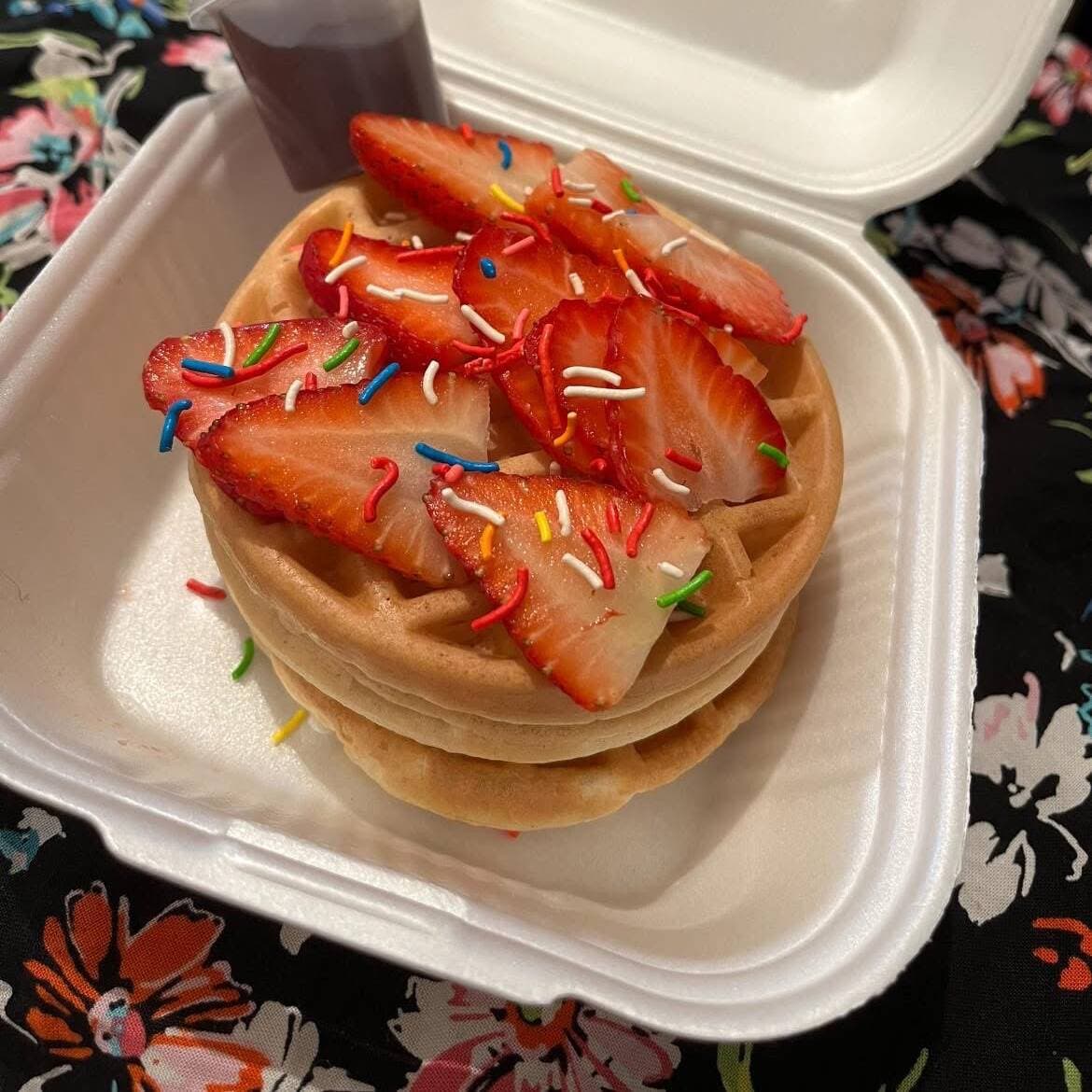 3 Waffles Redondos Medianos