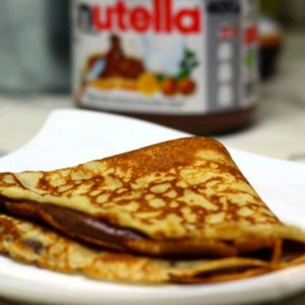 Crepa rellena de Nutella