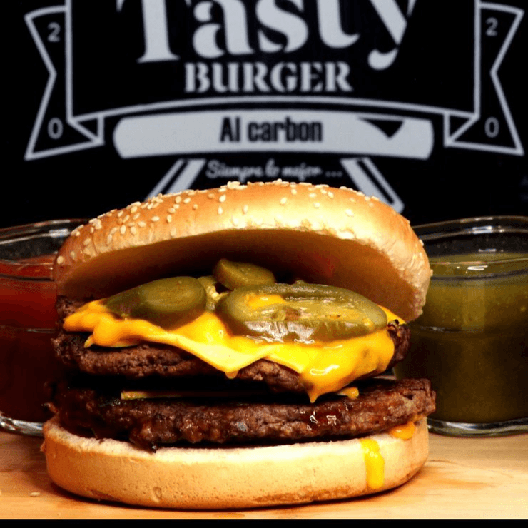 Hamburguesa Sencilla Cheese Jalapeño