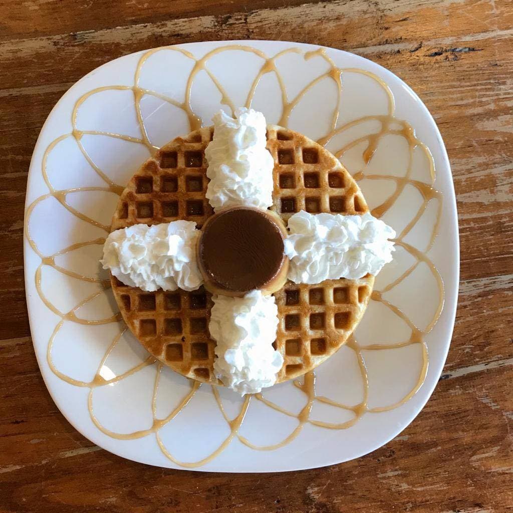 Waffle Flan