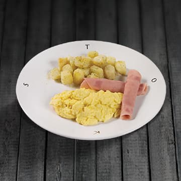 Huevos Revueltos con Jamón