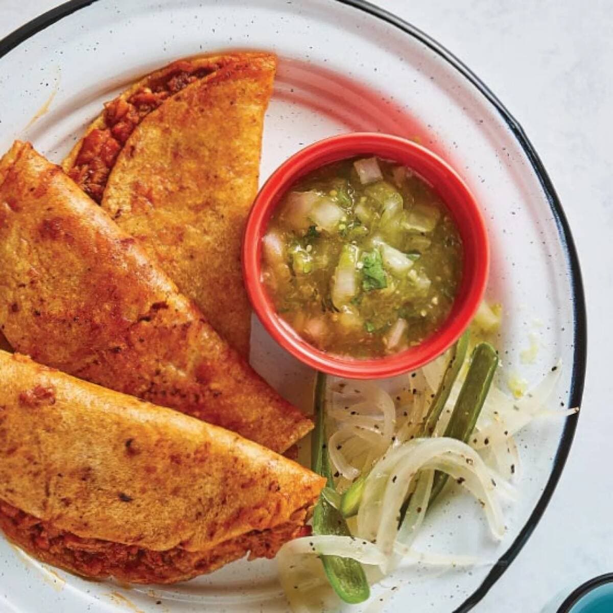 5 Tacos de Chicharrón Prensado