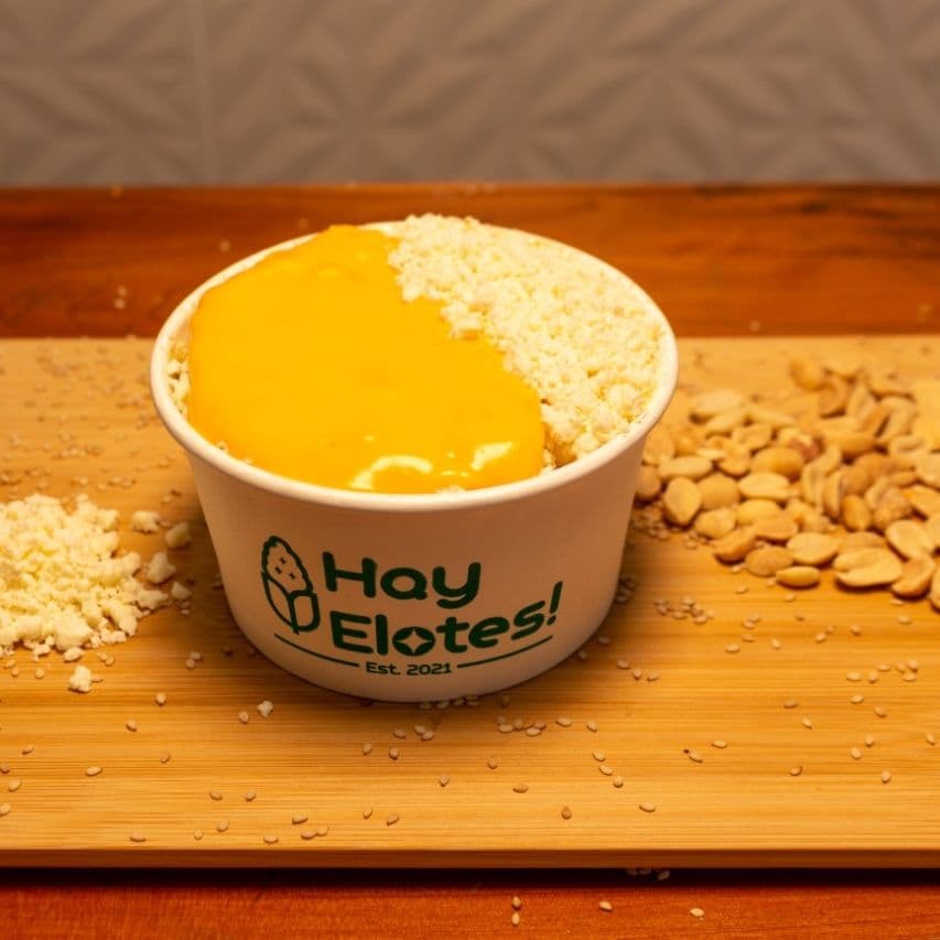 Elote Doble Queso Mediano (12 Oz)