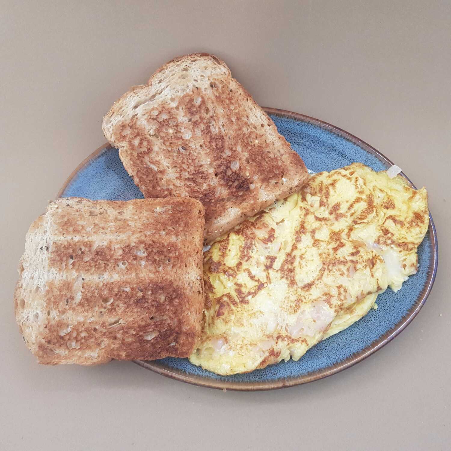 Omelette de Jamón de Pavo y Queso