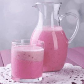 Jugo De Fresa con Leche