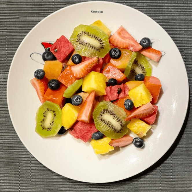 Plato de fruta