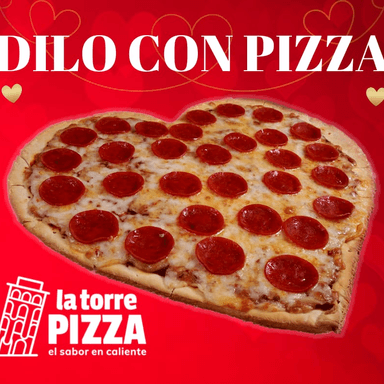 Pizza Corazon Familiar