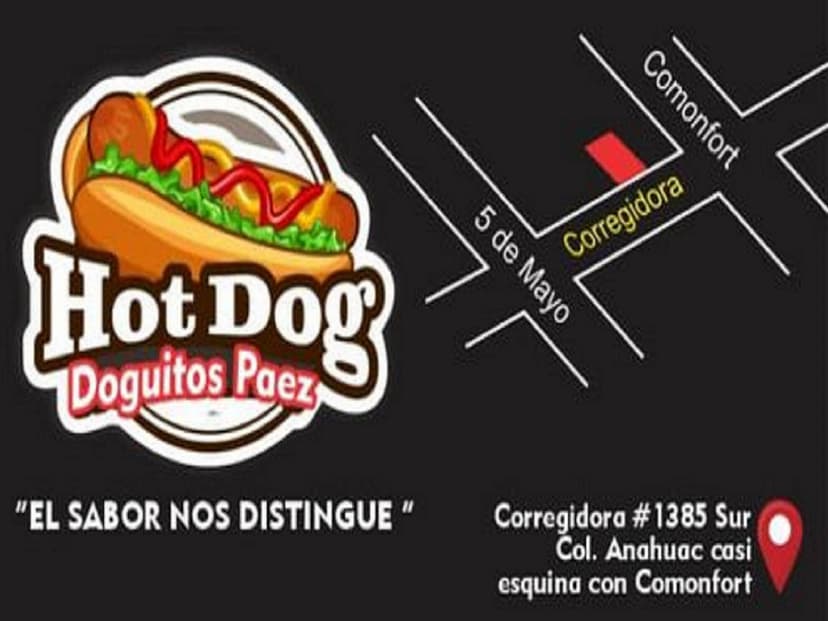 HOT DOG DOGUITOS PAEZ "EL SABOR NOS DISTINGUE"