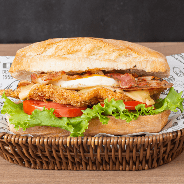 Sándwich Pechuga Broaster Club