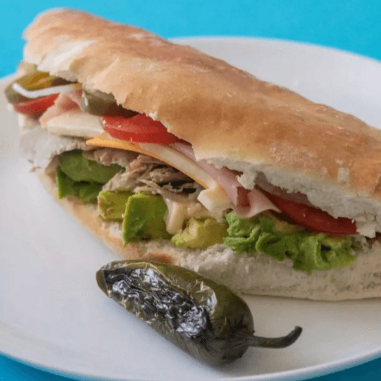 Combo Lonche de Arrachera y Lonche Cubana