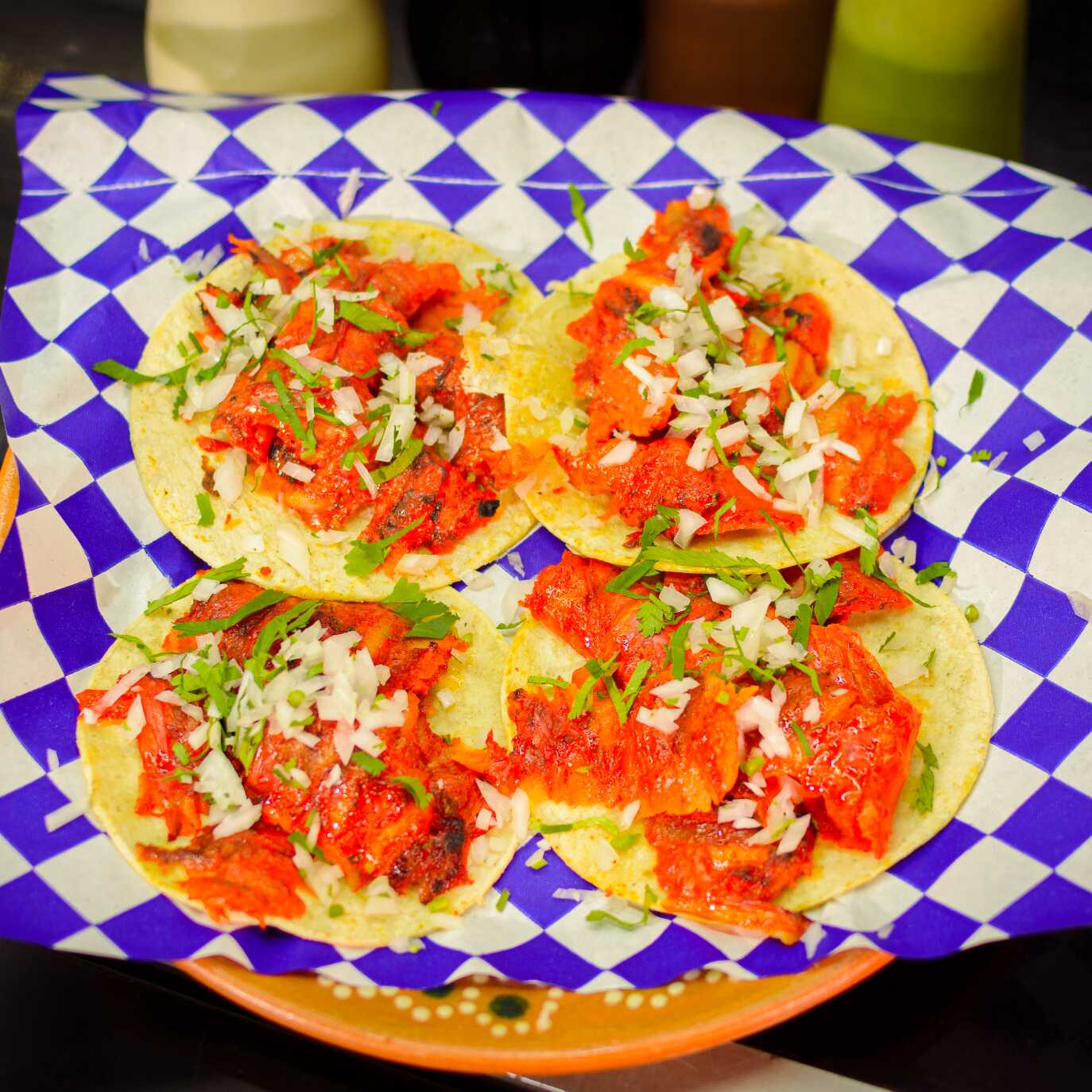 Taco de Pastor Harina C/queso