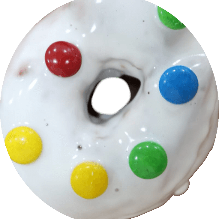 Dona Vainilla con M&M´s