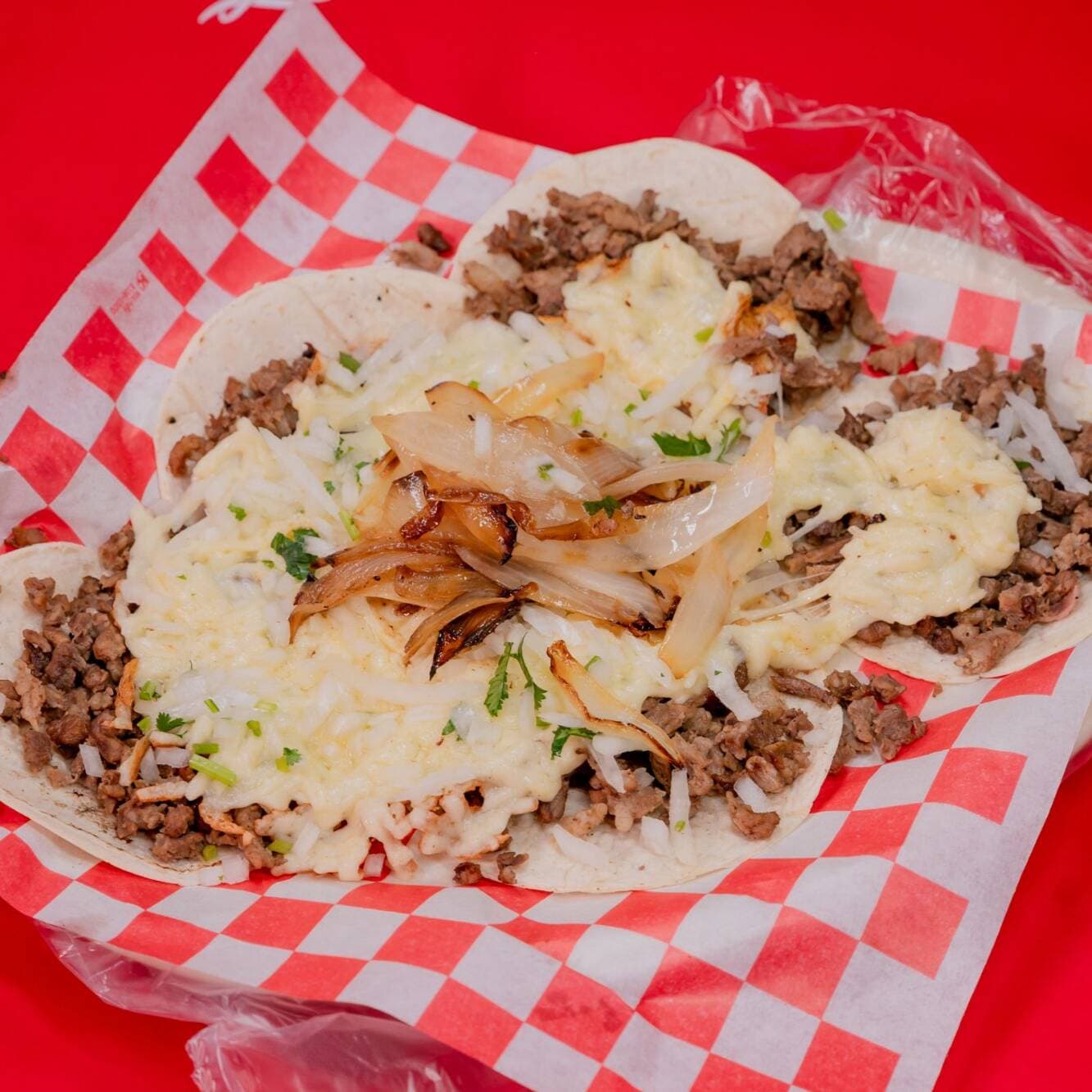 ORDEN DE TACOS CON QUESO 5PZ