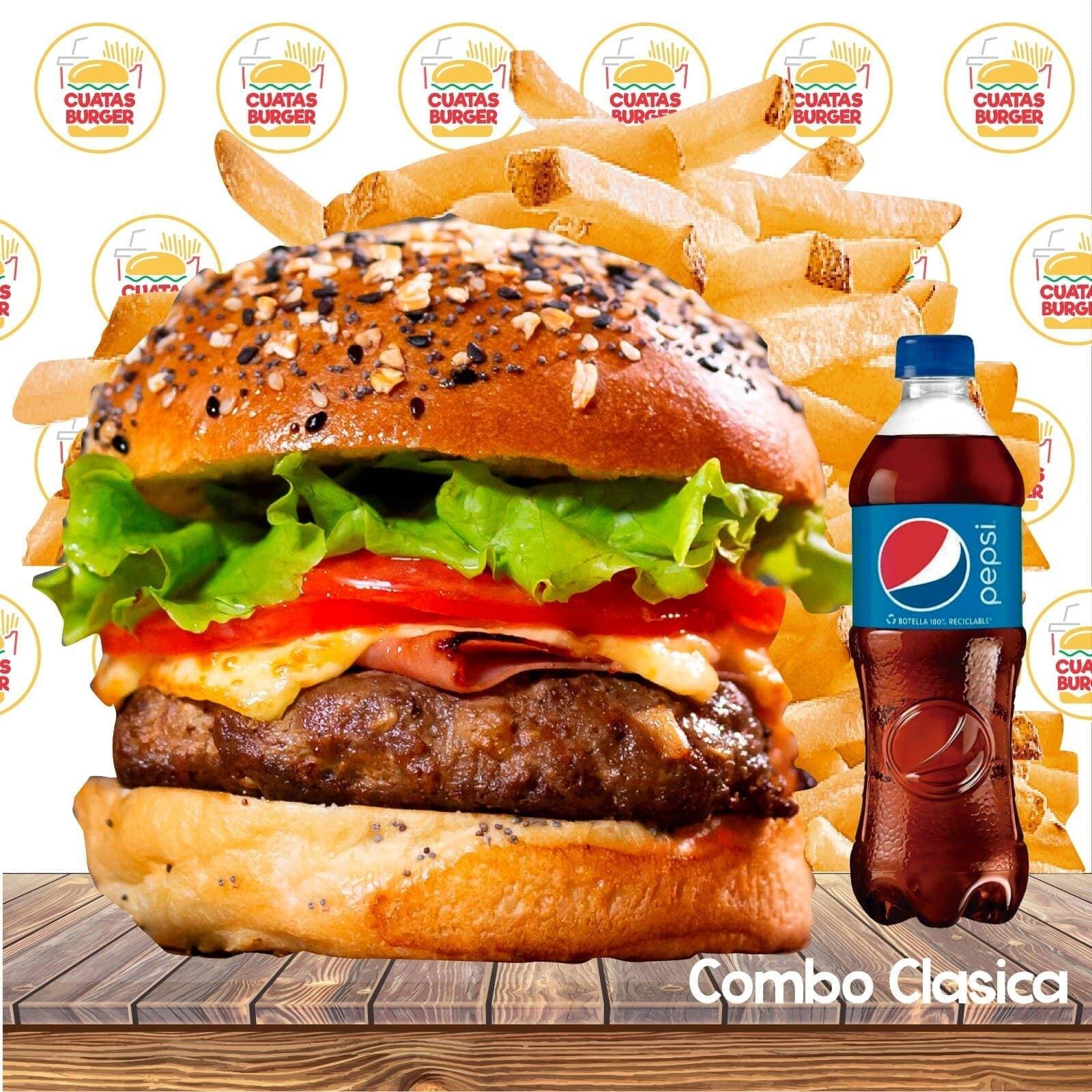 Combo Burguer Clásica