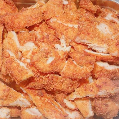 Pollo empanizado