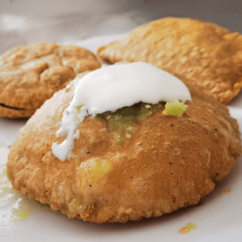 Gorditas infladas estilo Veracruz