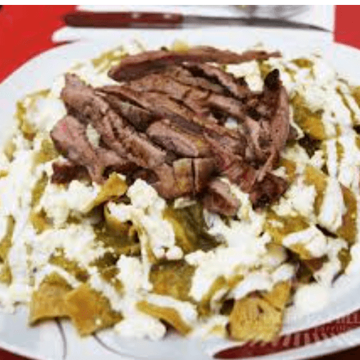 Chilaquiles con Carne