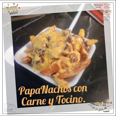 PapaNachos con Carne.