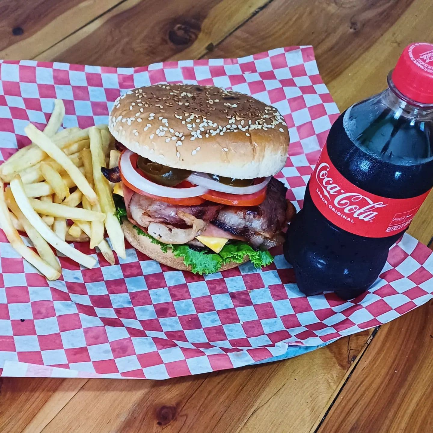 Combo Hamburguesa Tocino