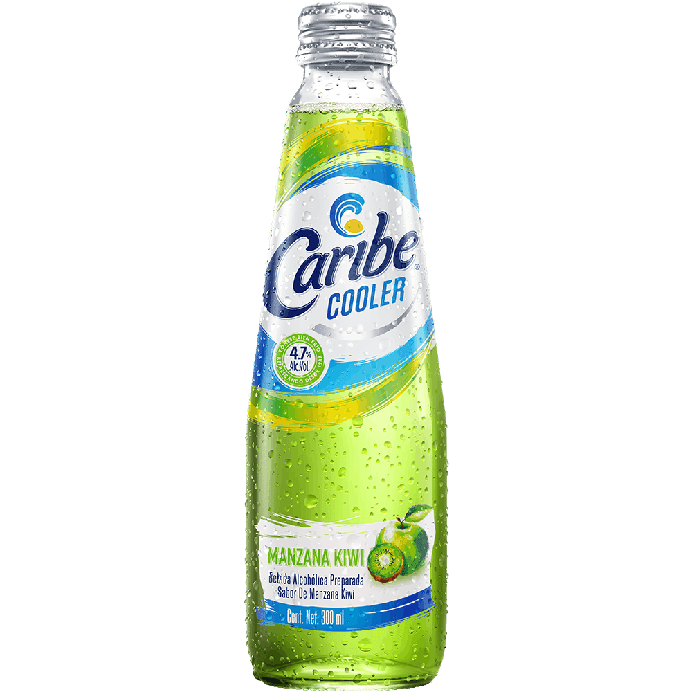 CARIBE COOLER MANZANA VERDE-KIWI 300 ML