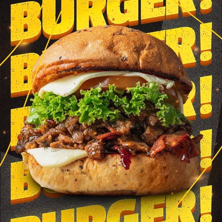 HAMBURGUESA CHEROKEES COSTILLA SENCILLA