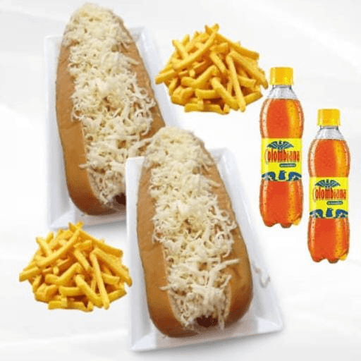 3 Hamburguesa + 3 Francesas + 1 Litro Postobon Copiar