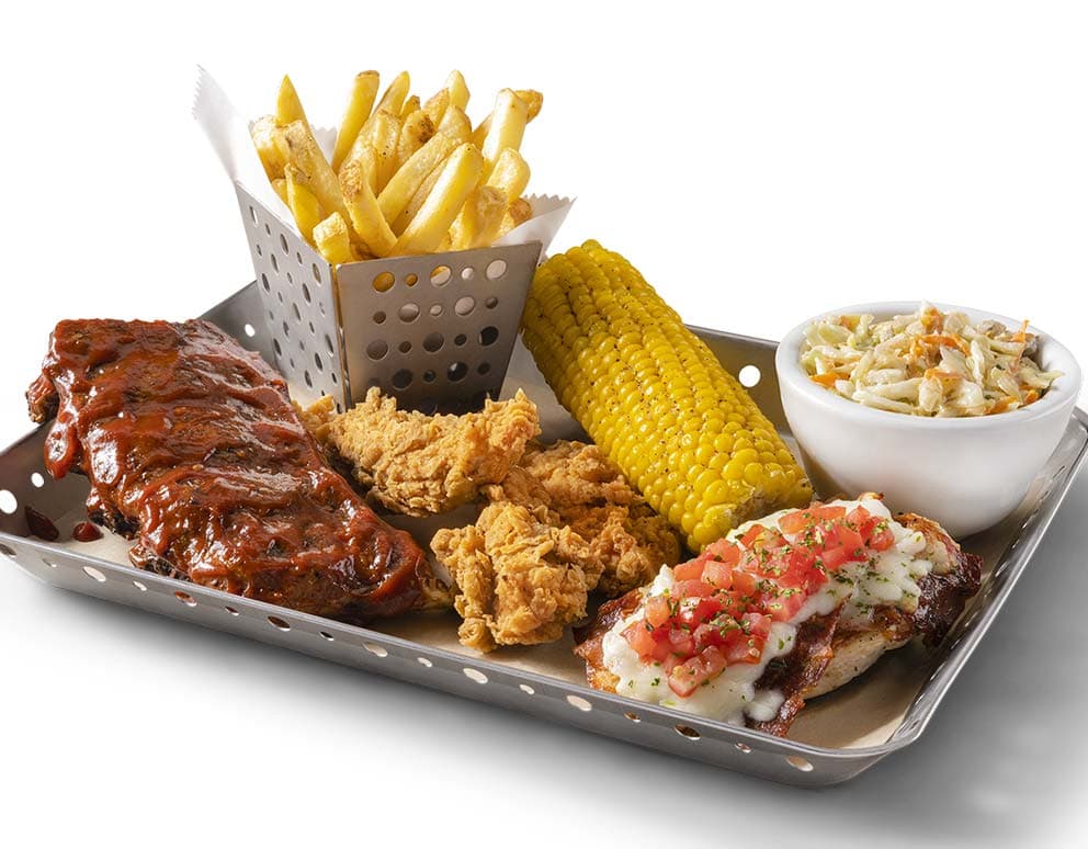 RIBS & CHICKEN PLATTER